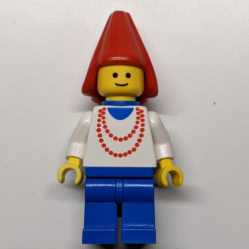 Maiden - Blue Legs, Red Cone Hat, 3626b