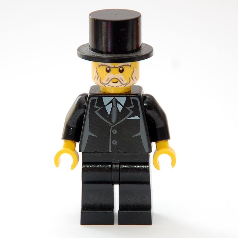 Sleigh Driver, Black Suit, Top Hat