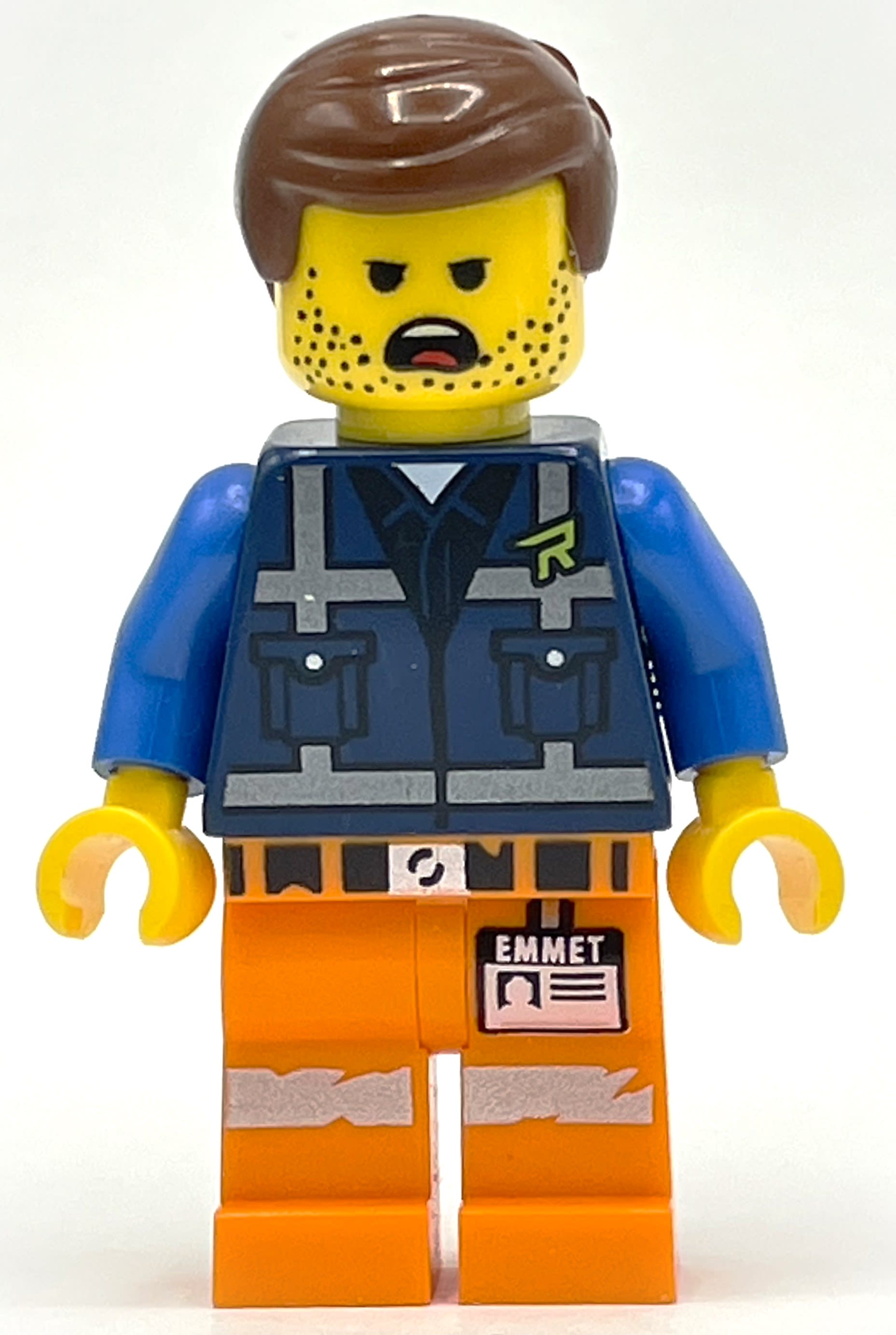 Emmet, Dark Blue Rex Dangervest Vest, Smudged Stubble