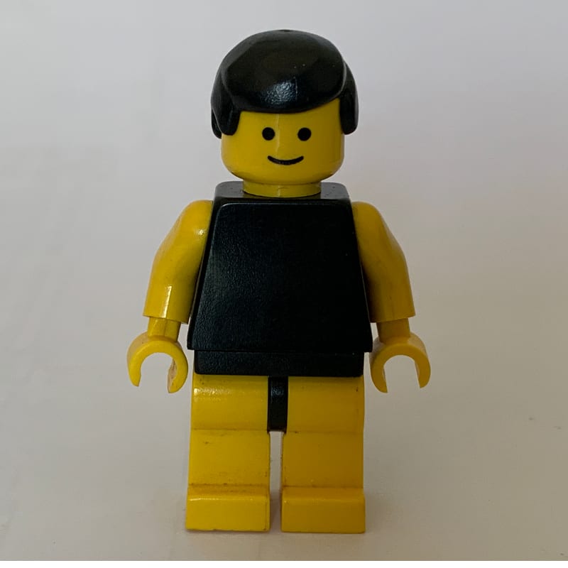 Man, Plain Black Swimsuit, Black Hair