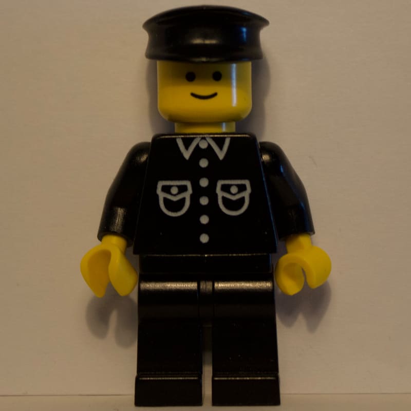 Black Torso Shirt, Black Legs, Black Hat