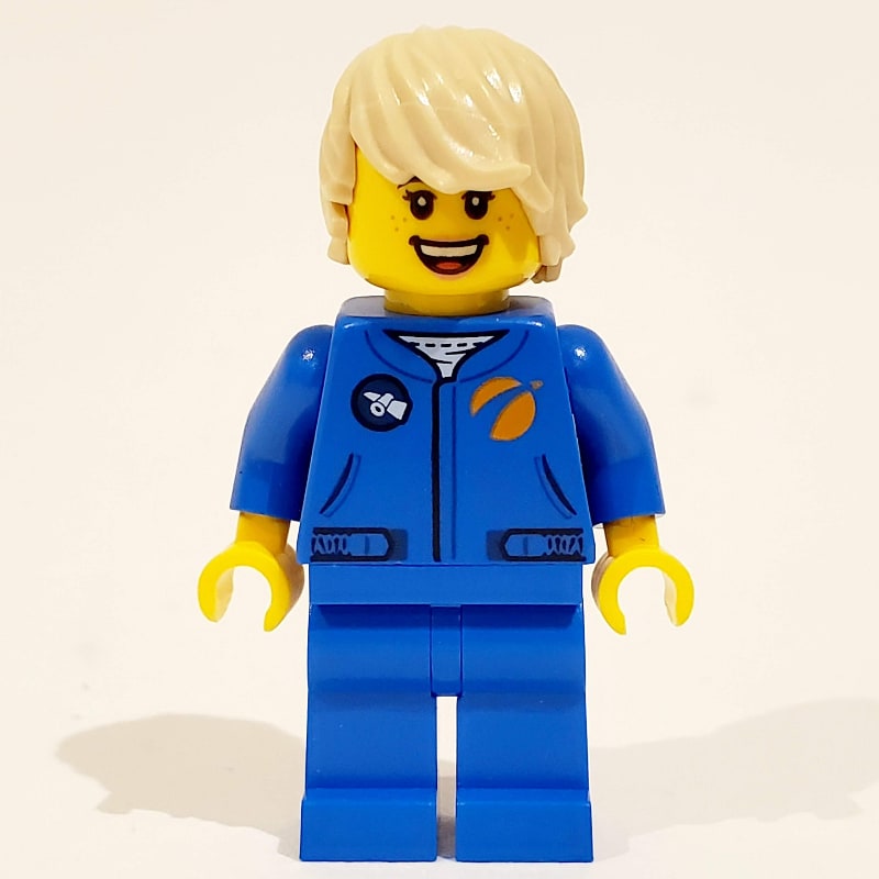 Astronaut - Blue Torso and Legs, Tan Hair
