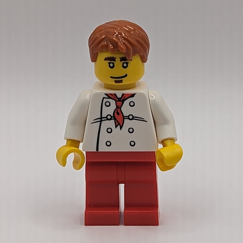 Chef, Red Neckerchief, Red Legs, Dark Orange Hair