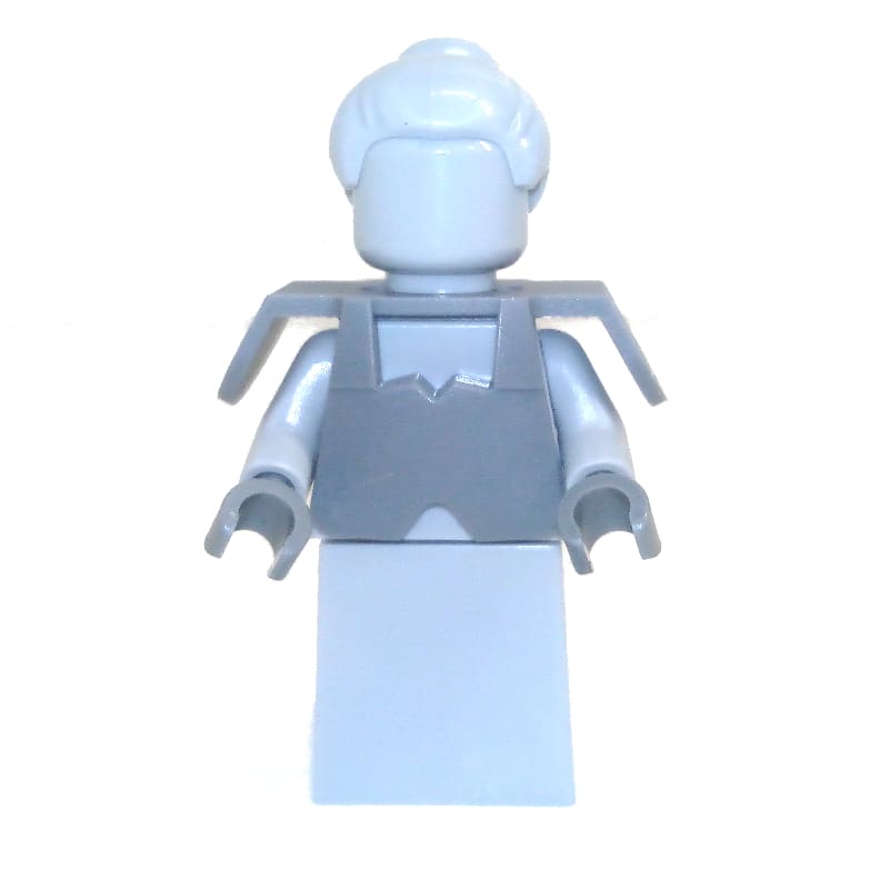Statue - Lilly Light Bluish Gray Hair in Bun