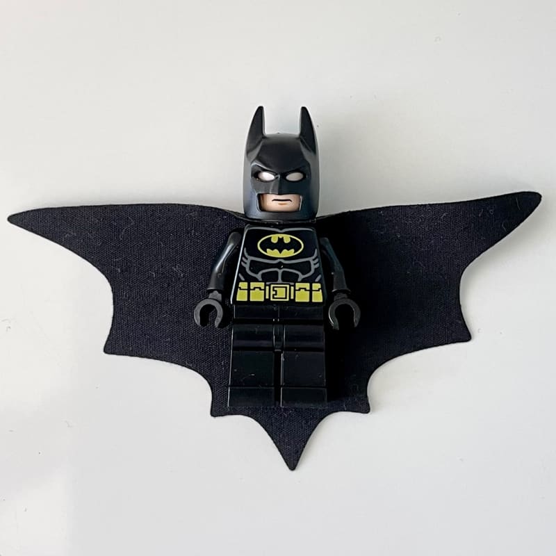 Batman, Black Suit, Black Cape and Cowl, Wide Cape