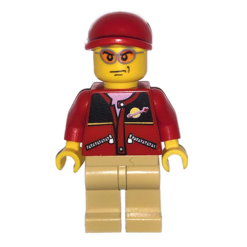 Red Torso, Tan Legs, Red Cap