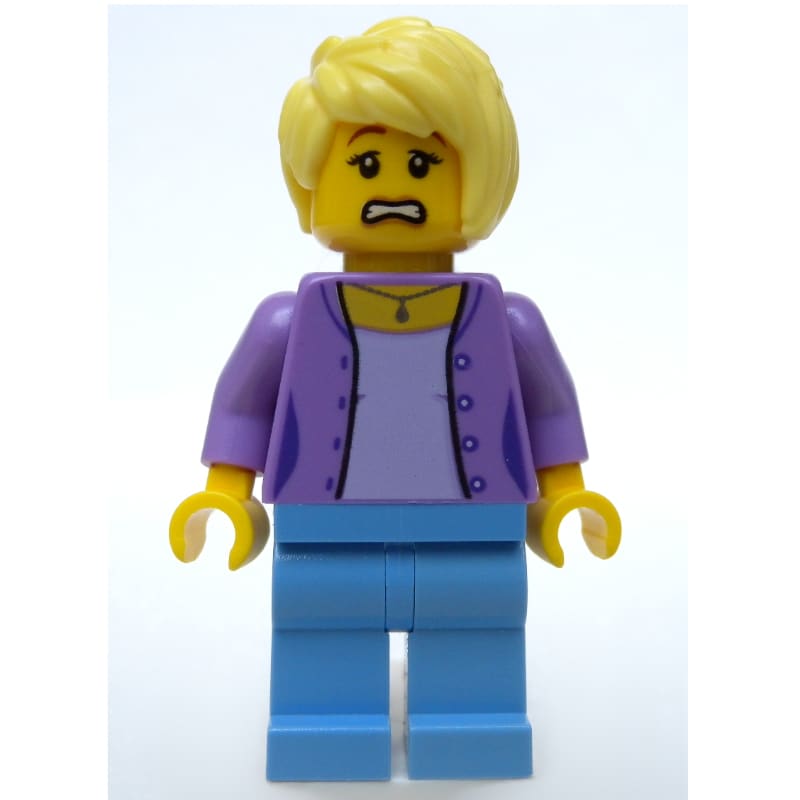Medium Lavender Torso, Medium Blue Legs, Tan Hair