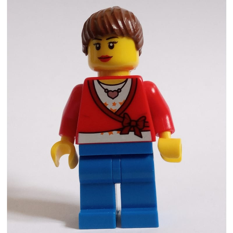 Red Torso, Blue Legs, Reddish Brown Hair