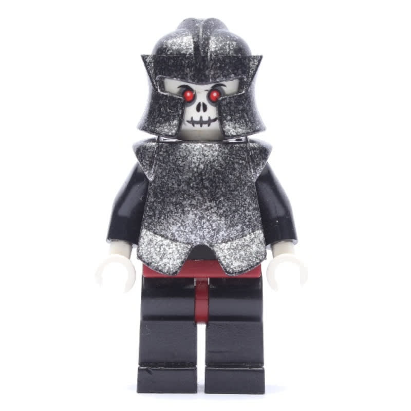 Skeleton Warrior Grimhelma, Speckle Black-Silver Armor and Helmet