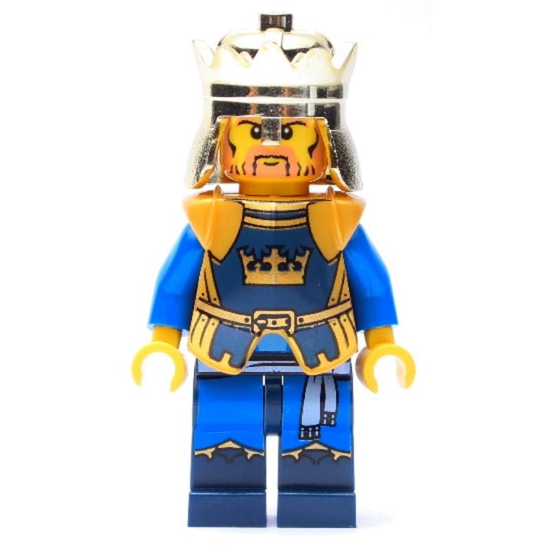 King Brutus, Dark Blue, Gold Armor and Crown