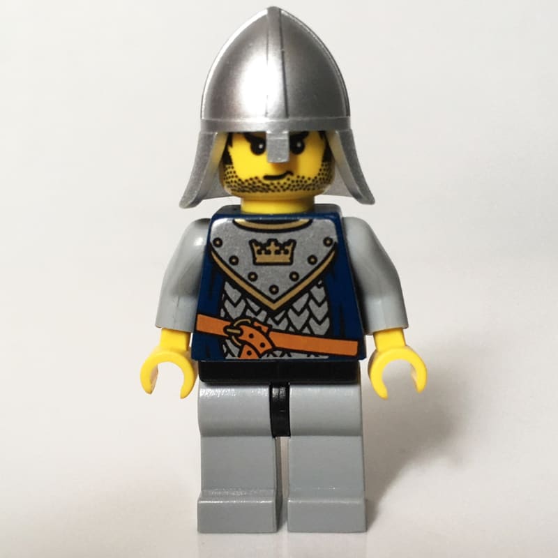 Knight, Dark Blue, Helmet, Stubble