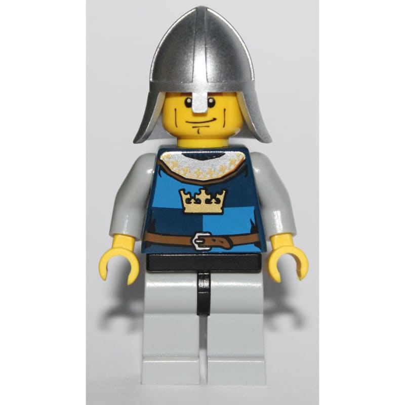 Knight, Dark Blue, Helmet, Cheek Lines