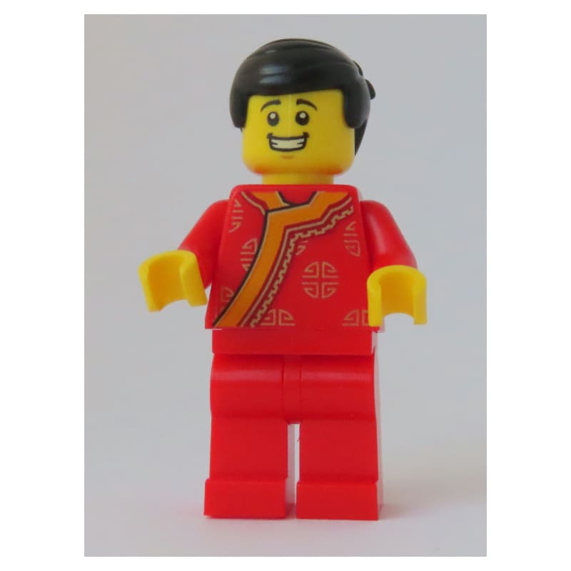 Man, Red Robe, Black Hair