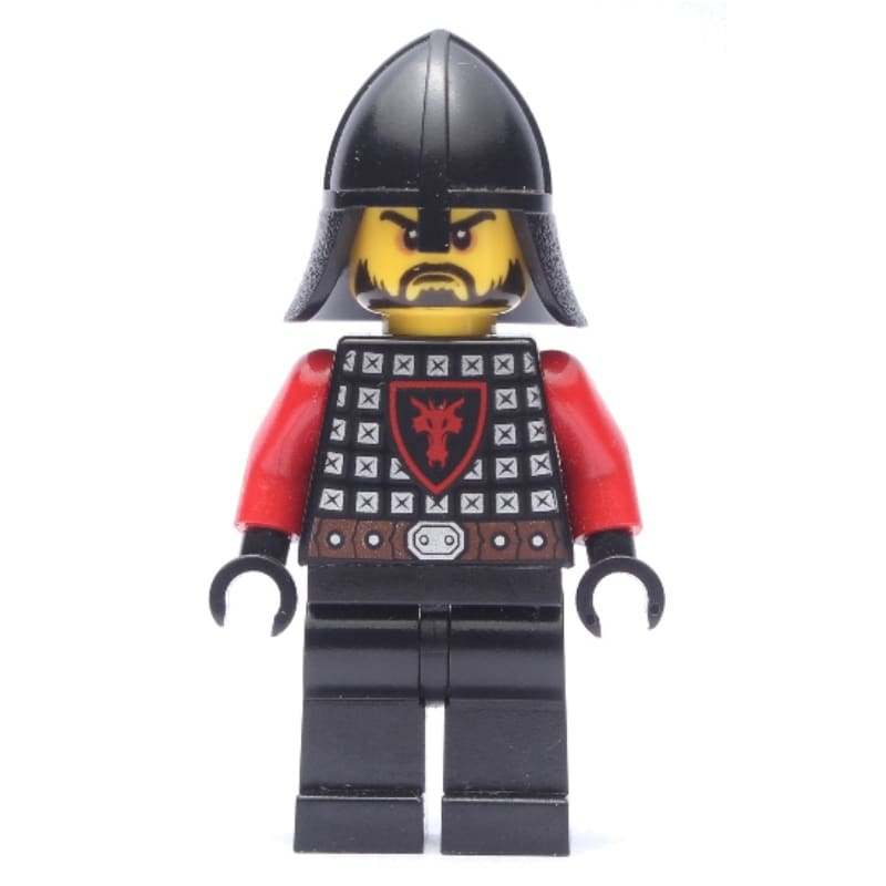 Dragon Knight, Red, Helmet, Beard