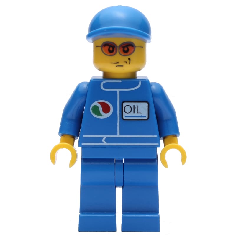 Blue Torso, Legs, and Cap, Orange Sunglasses