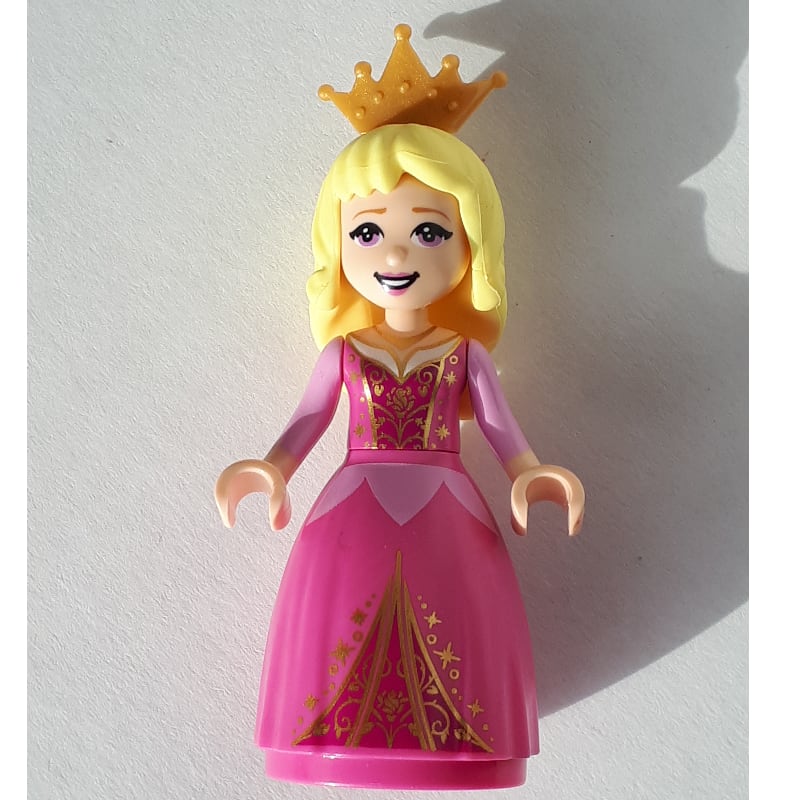 Aurora - Dark Pink Gown, Crown