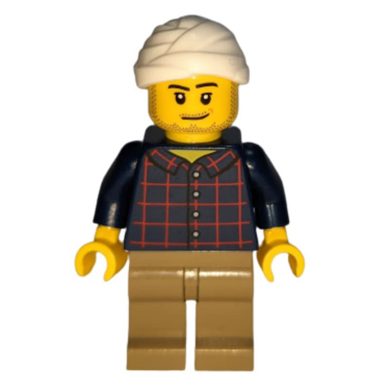 Charlie Glitche, Dark Blue Torso, Dark Tan Legs, White Bandages on Head