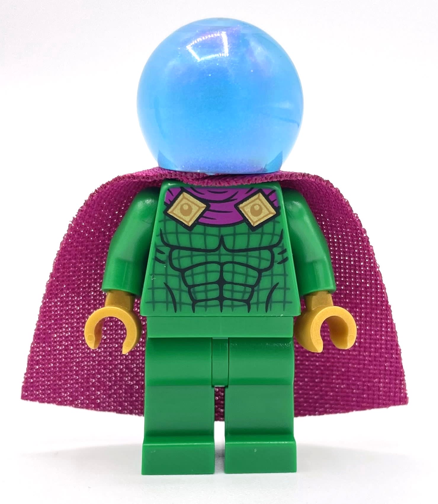 Mysterio, Green Outfit, Opal Trans-Light Blue Helmet