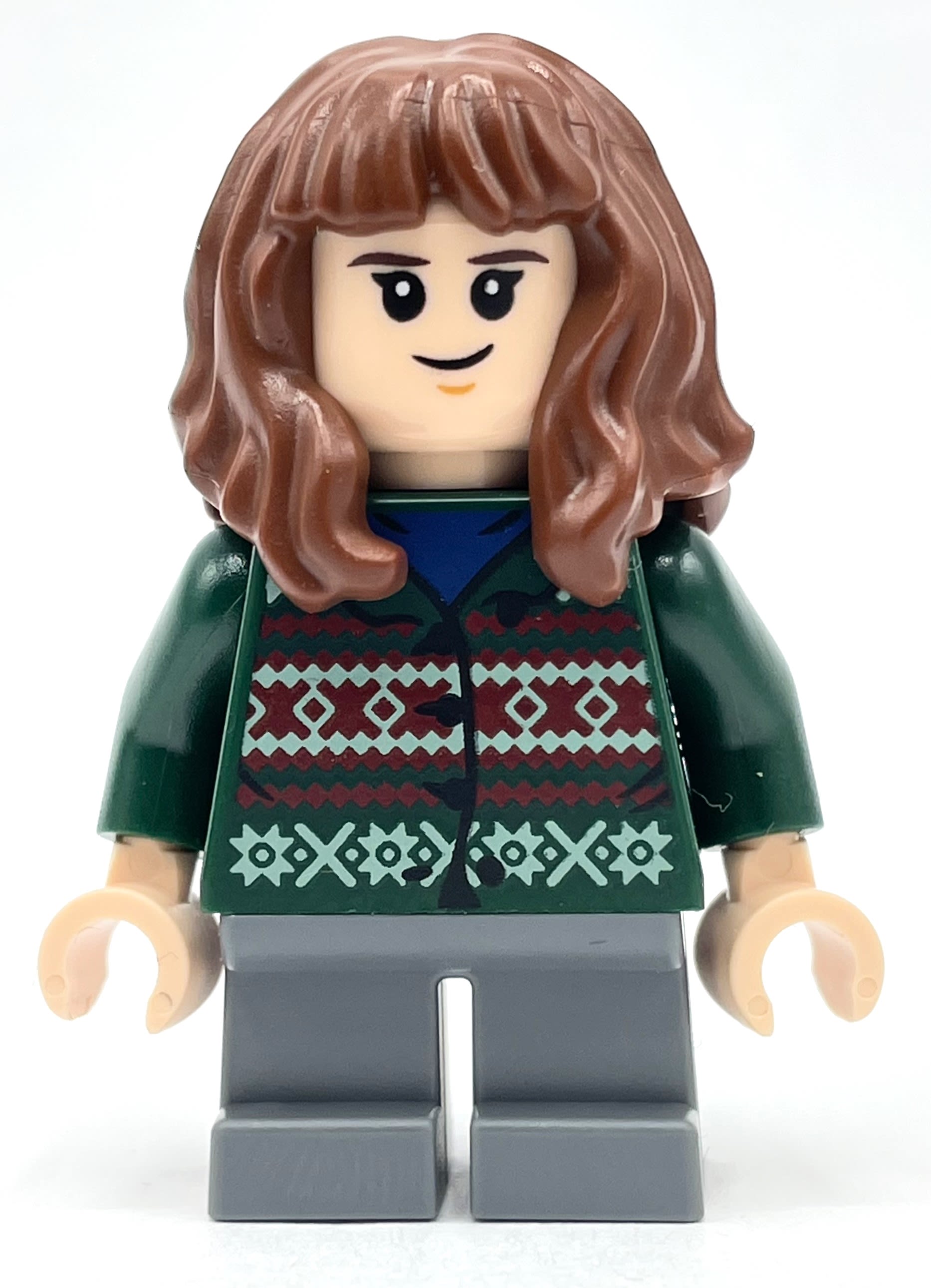 Hermione Granger, Dark Green Sweater, Short Dark Bluish Gray Legs