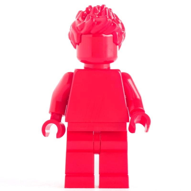 Monochrome Red with Hair
