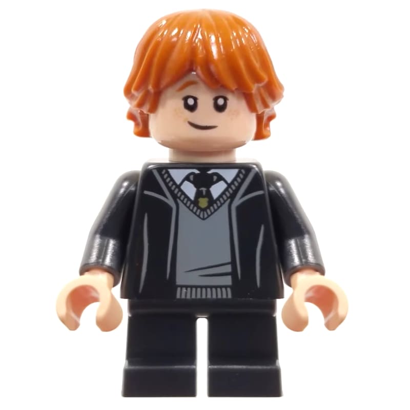 Ron Weasley, Open Gryffindor Robe, Short Black Legs