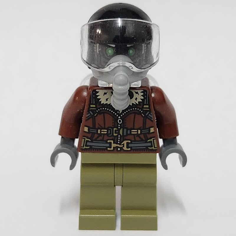 Vulture, Reddish Brown Jacket, Black Helmet