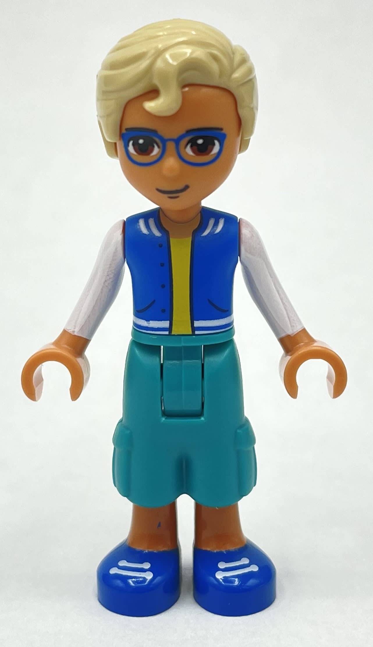 Sebastian - Blue Jacket, Dark Turquoise Pants, Tan Hair
