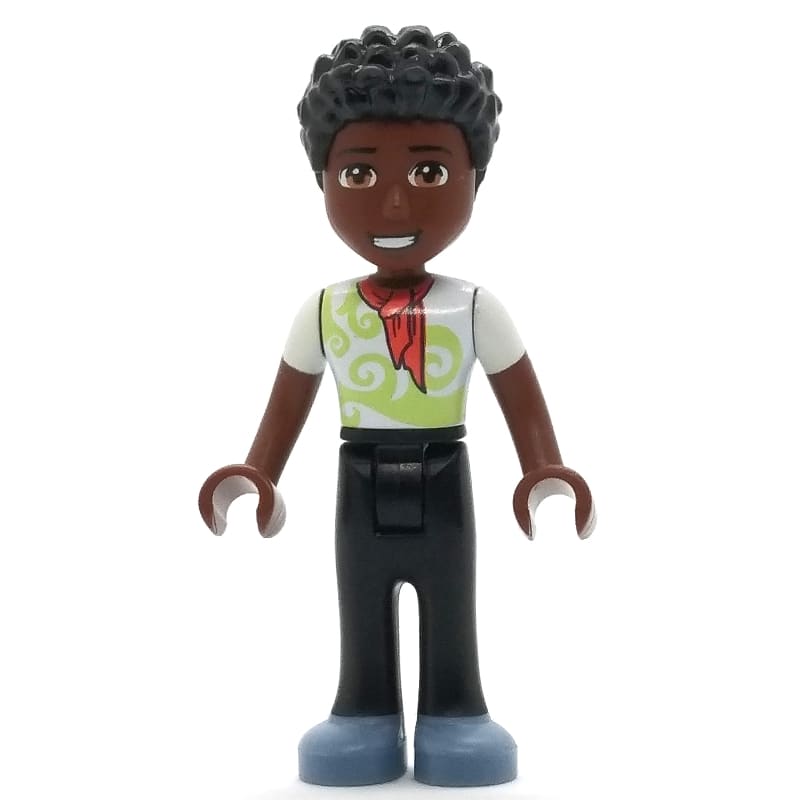 Trevor - White Shirt, Black Pants, Black Hair