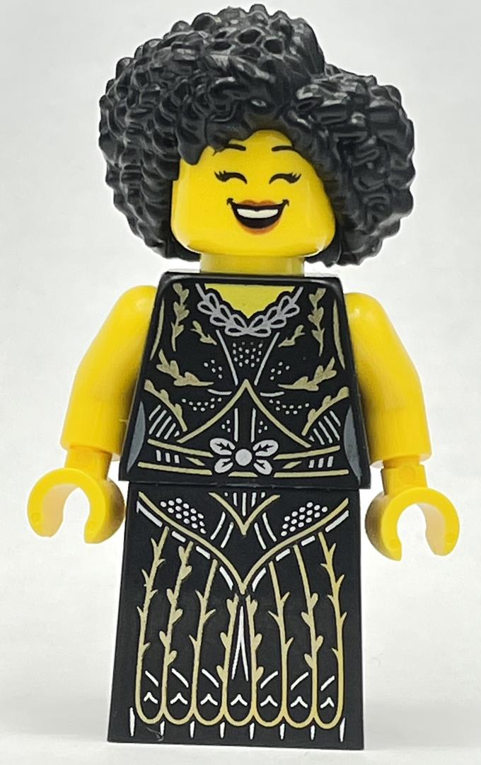 Jazz Singer - Black Torso, Black Dress, Black Hair