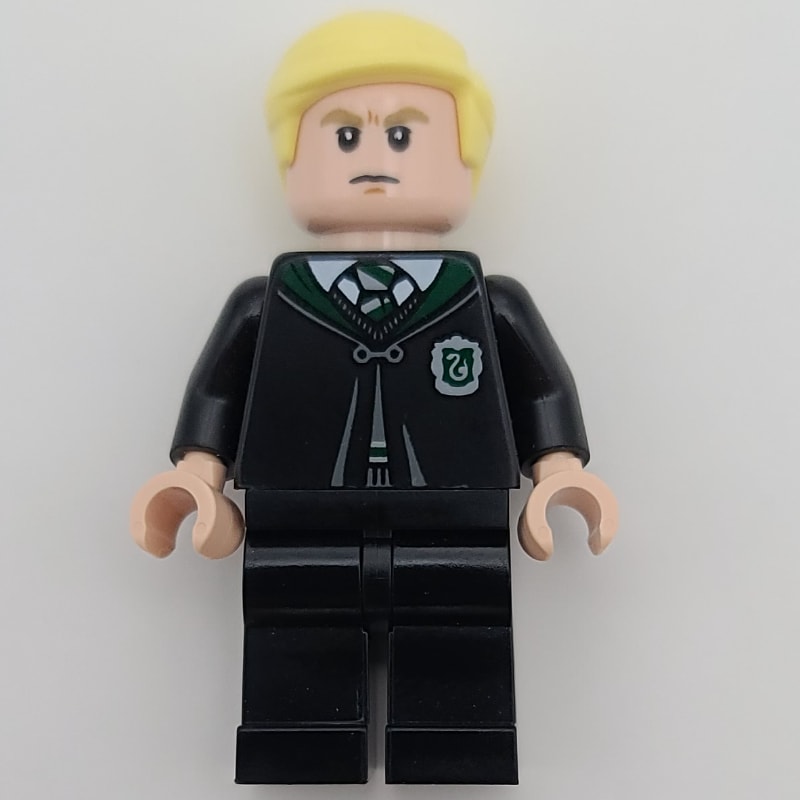 Draco Malfoy, Closed Slytherin Robes with Crest