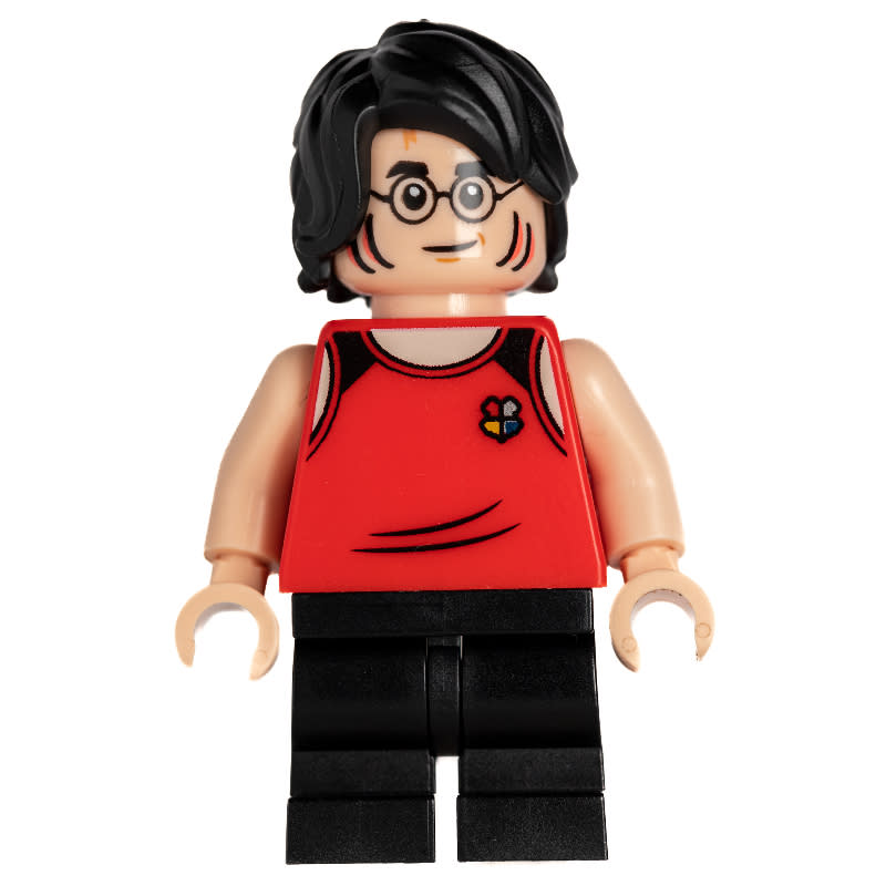 Harry Potter, Tournament Uniform Red Diving Outfit with Hogwarts Crest, Black Legs