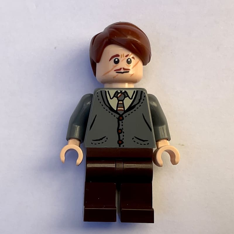 Remus Lupin, Dark Bluish Gray Jacket Buttoned