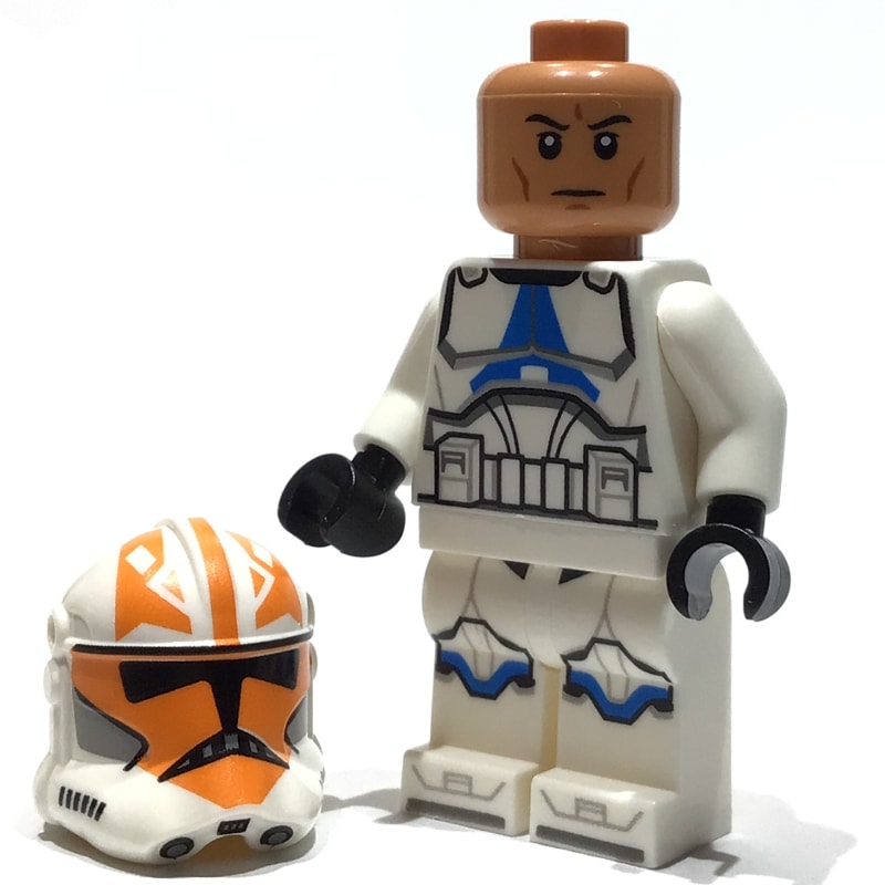 Clone Trooper, 332nd Company, Orange Markings, Visor Holes