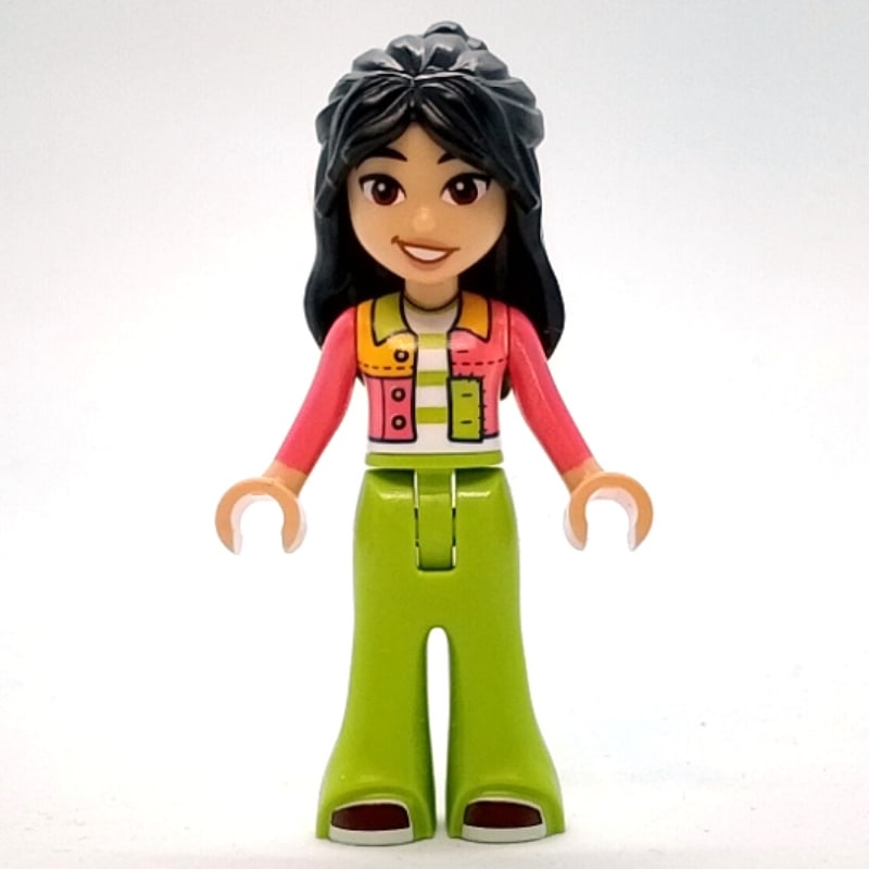 Liann - Lime and Coral Shirt, Lime Pants