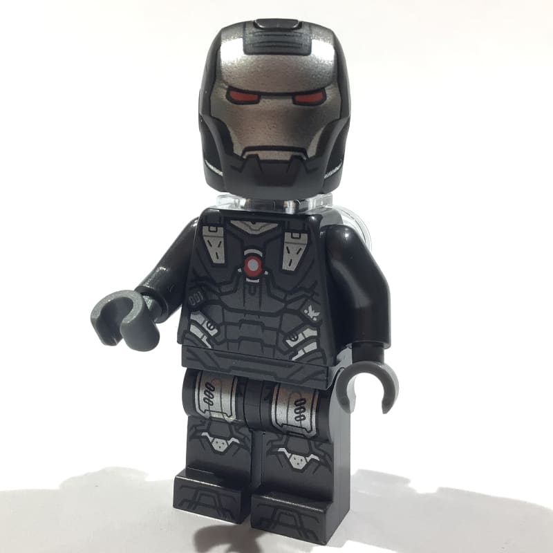War Machine, Trans-Clear Neck Bracket, Dark Bluish Gray Hands