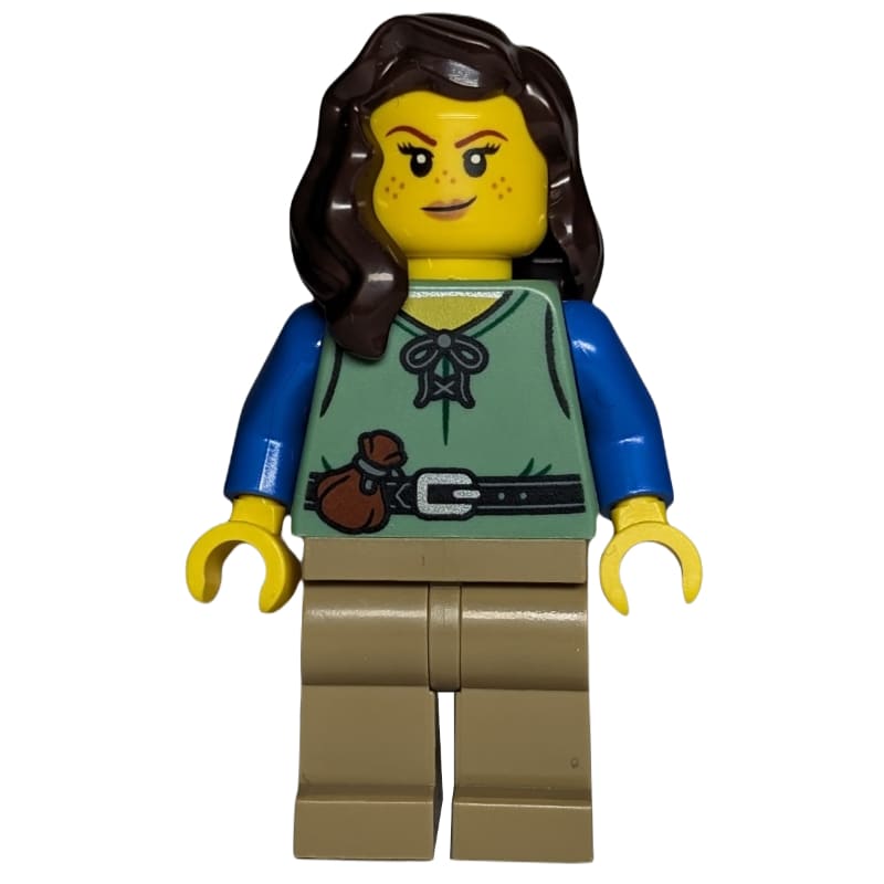Shieldsmith, Sand Green Torso, Dark Tan Legs