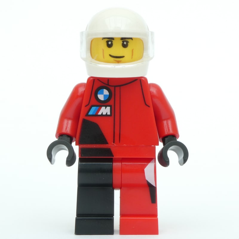 Race Driver - Red Racing Suit, White Helmet