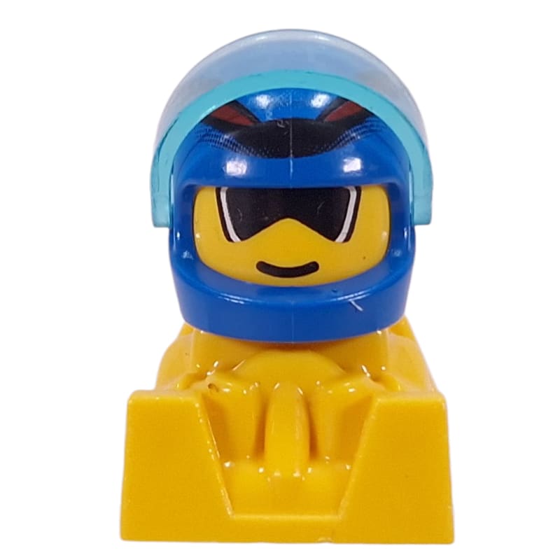 Off Road Racer - Blue Helmet, Yellow Body