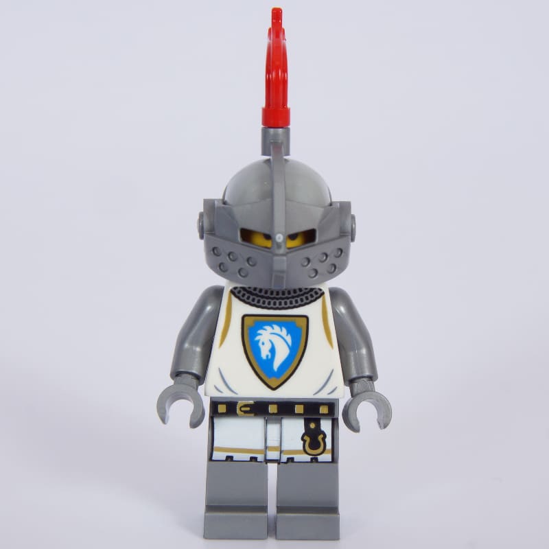 Knight, Female, White Tunic, Helmet with Red Plume