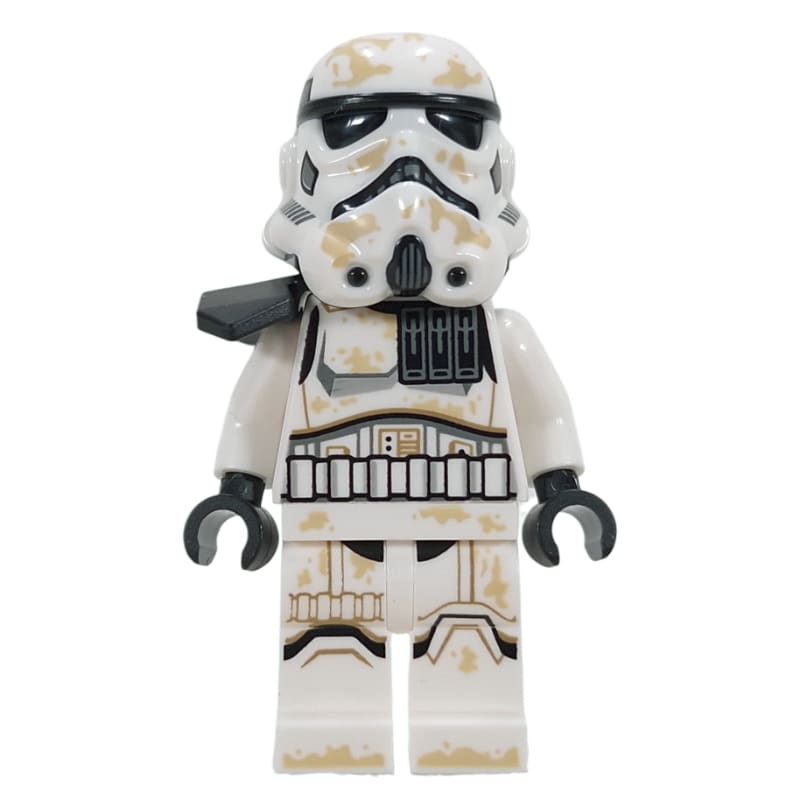 Sandtrooper, Black Pauldron, Sienna Brown Head