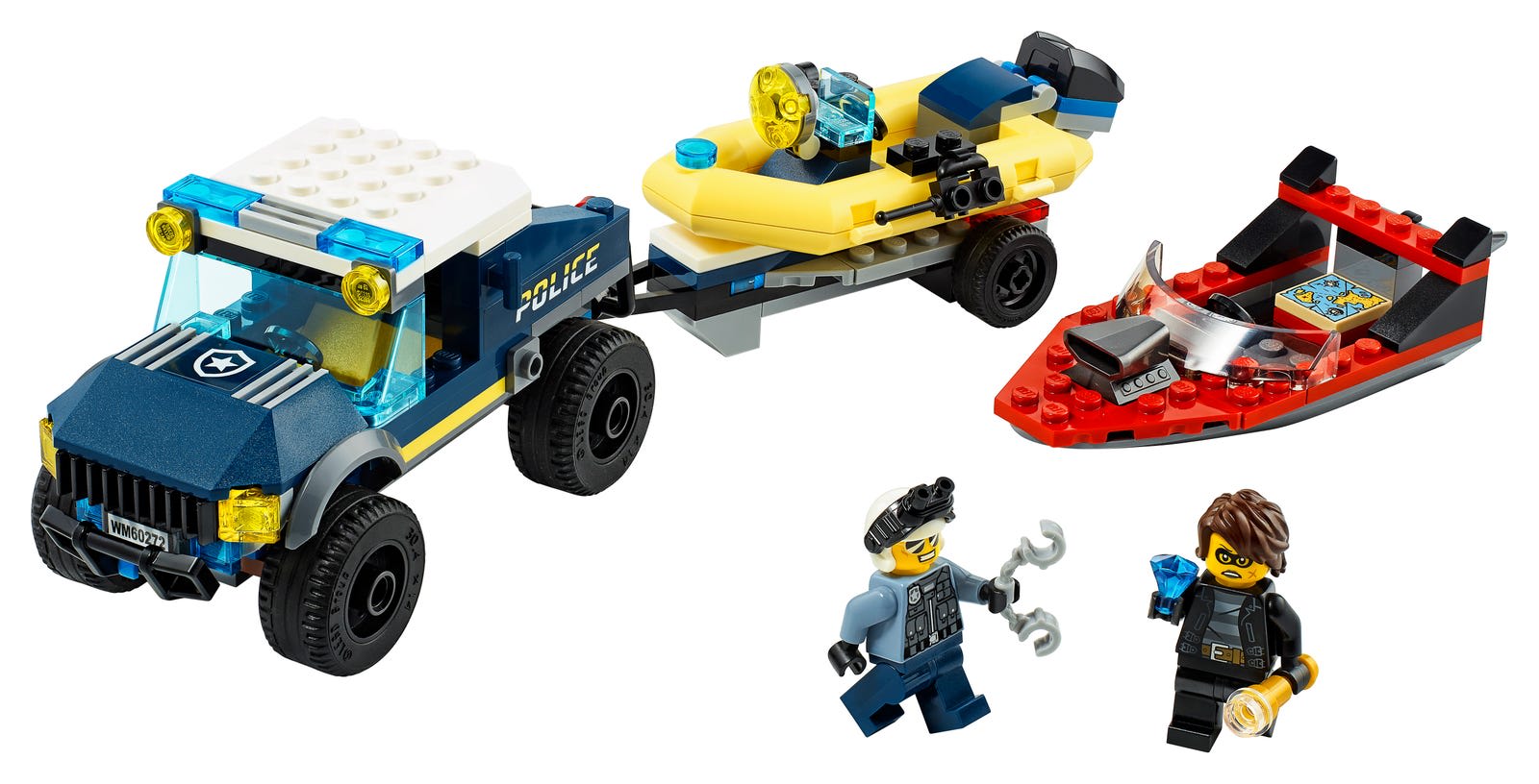 Transport łodzi policji specjalnej