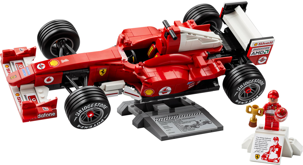 Ferrari F2004 i Michael Schumacher