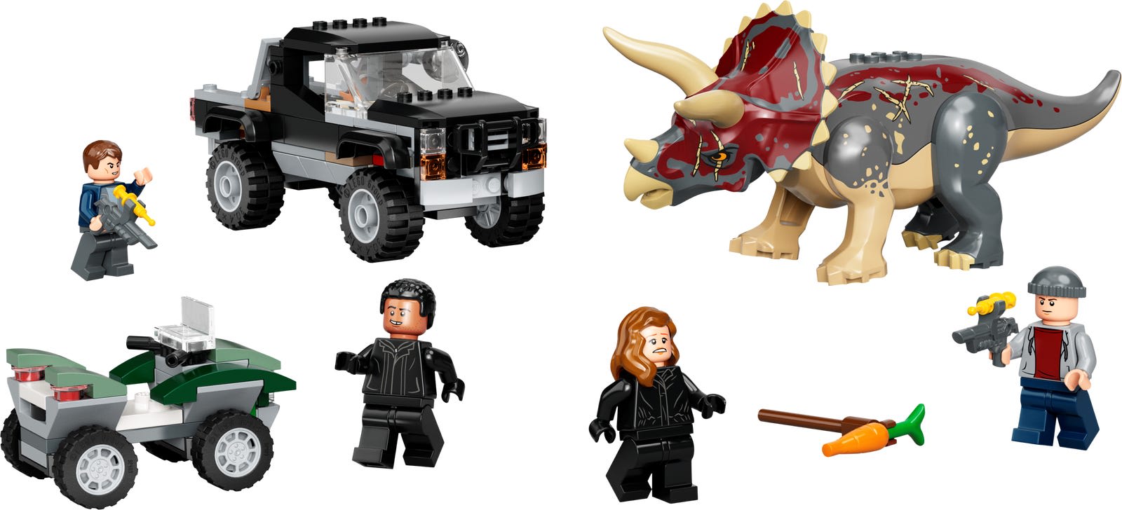 Triceratops i zasadzka z pick-upem