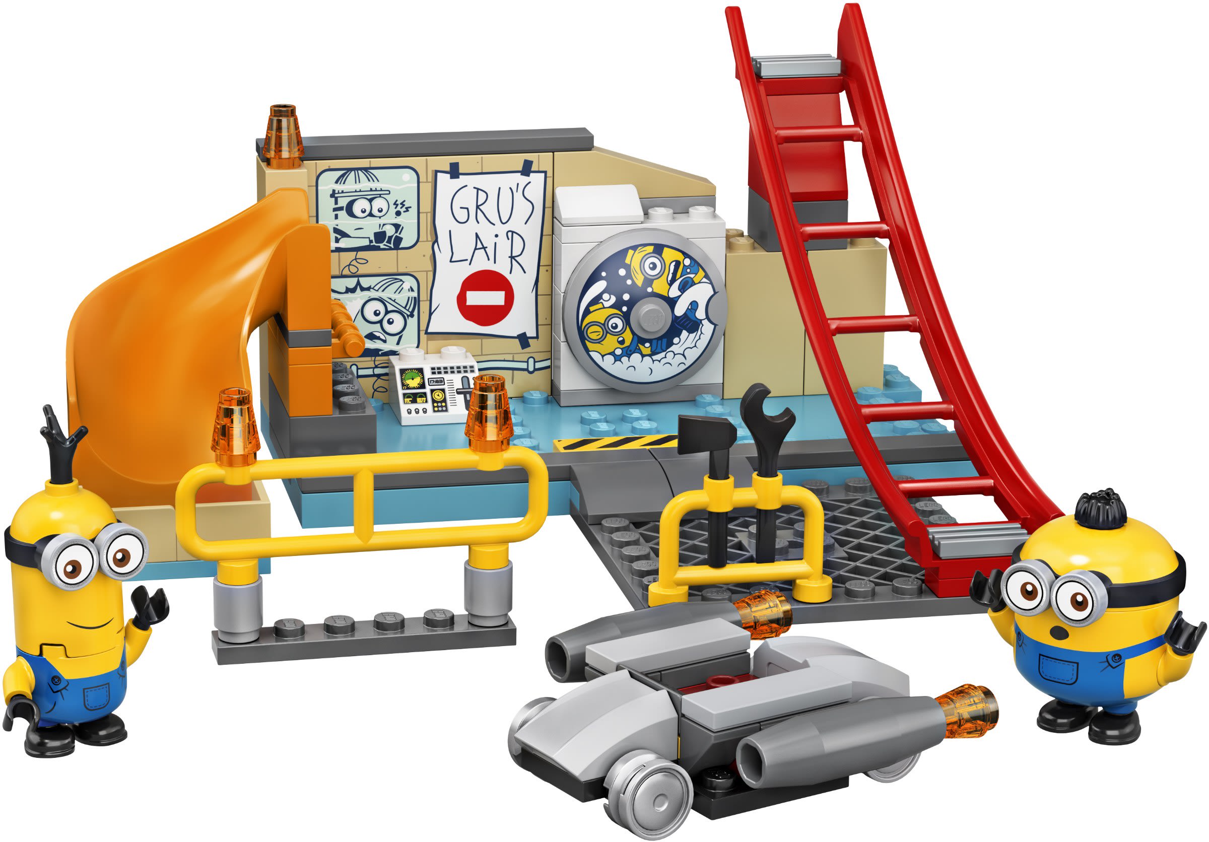 Minionki w laboratorium Gru