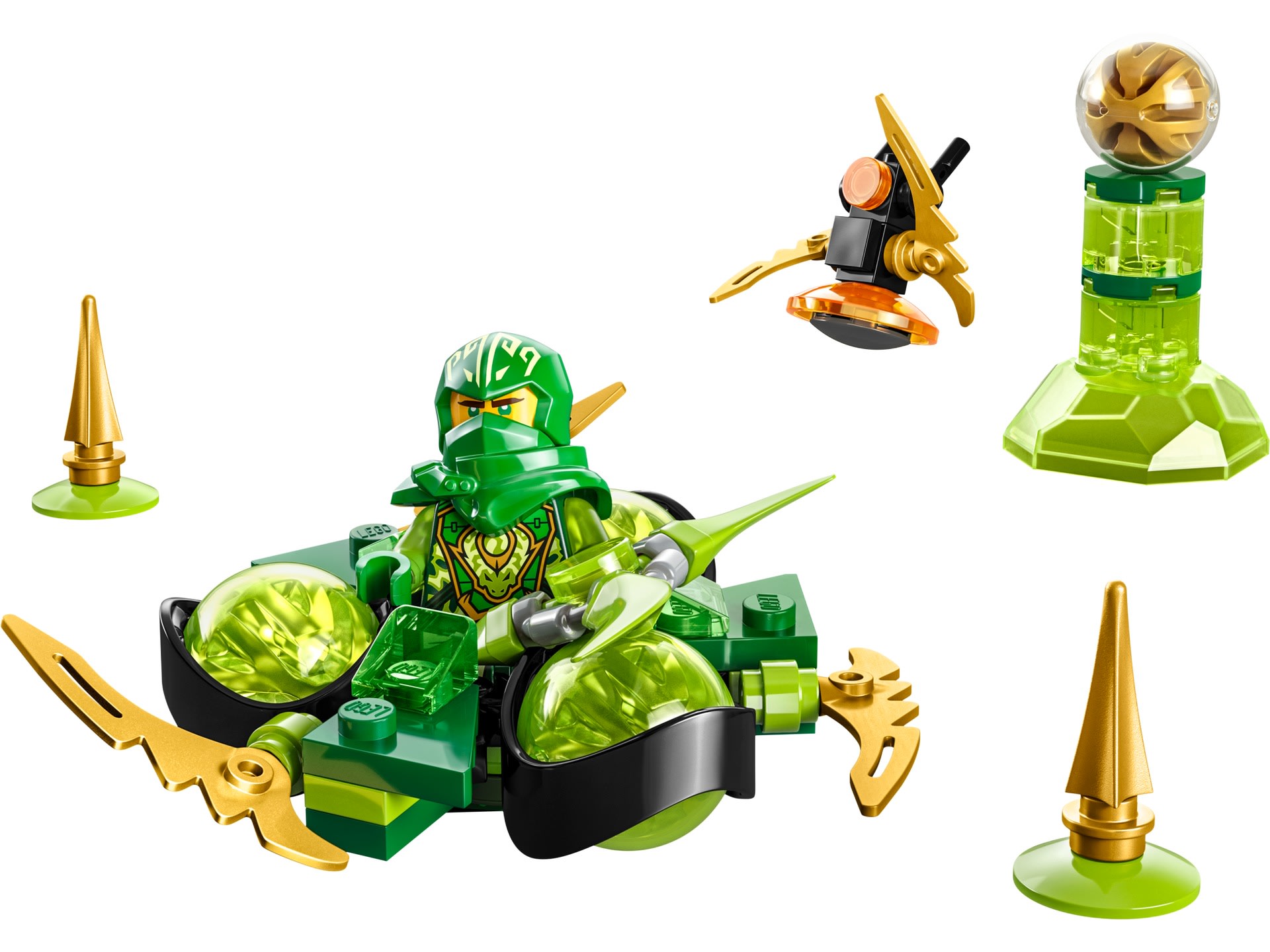 Smocza moc Lloyda — obrót spinjitzu