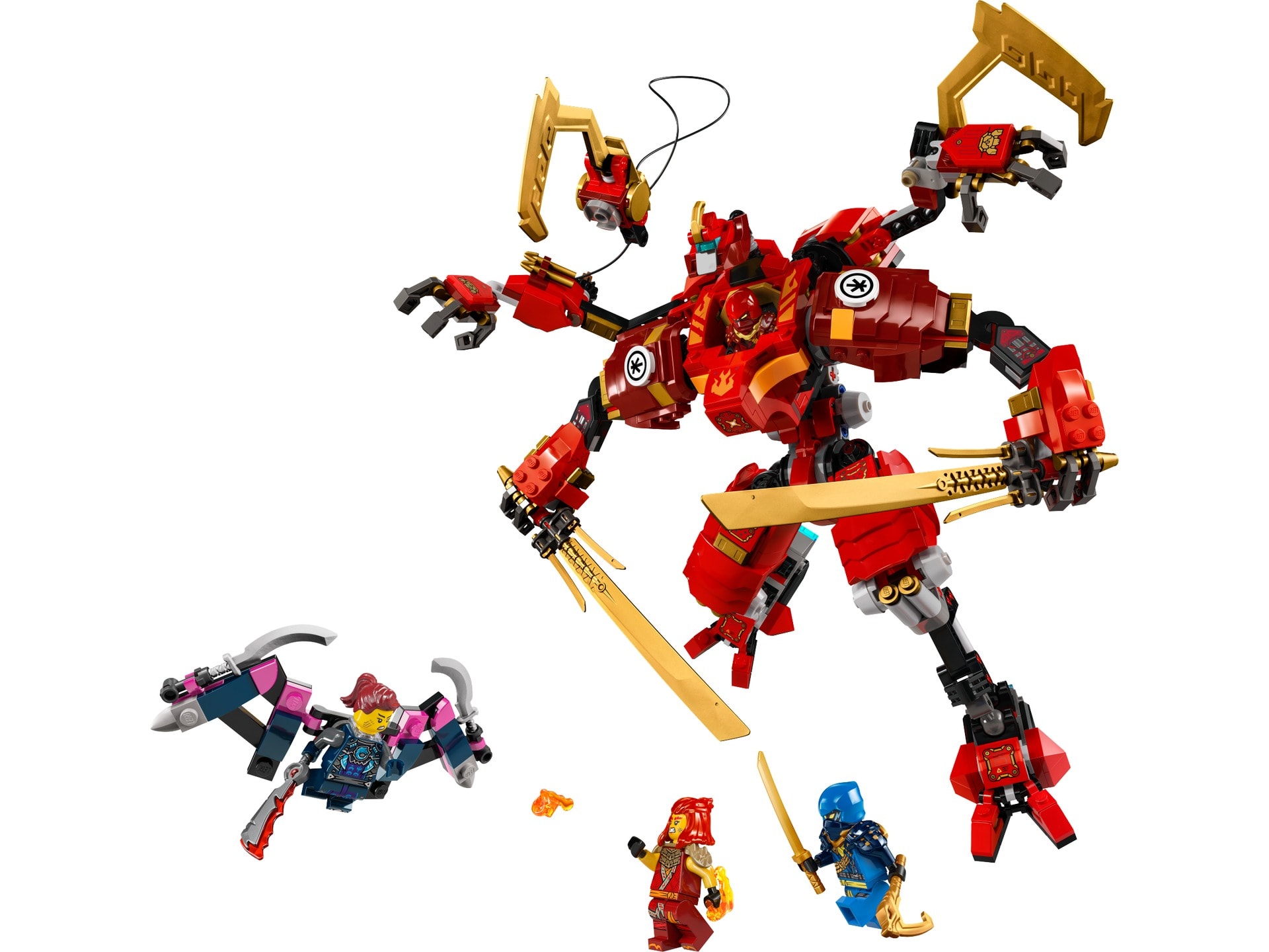 Wspinaczkowy mech ninja Kaia