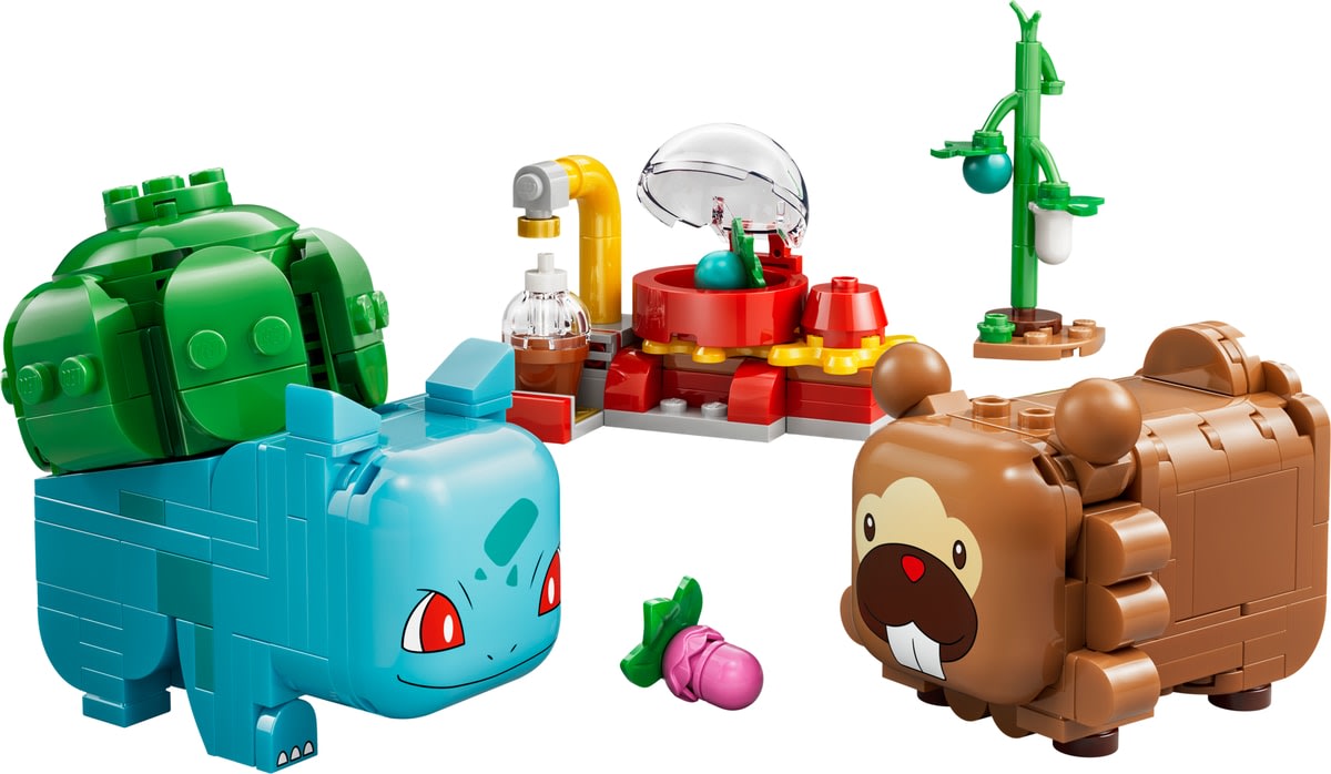 SMART Play™: Bulbasaur i Bidoof z krzewem jagody