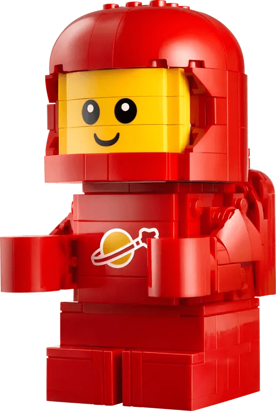 Powiększony mały astronauta