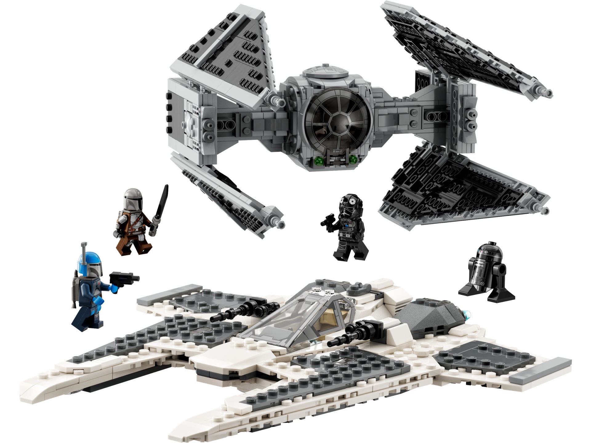 Mandaloriański myśliwiec Fang Fighter kontra TIE Interceptor™