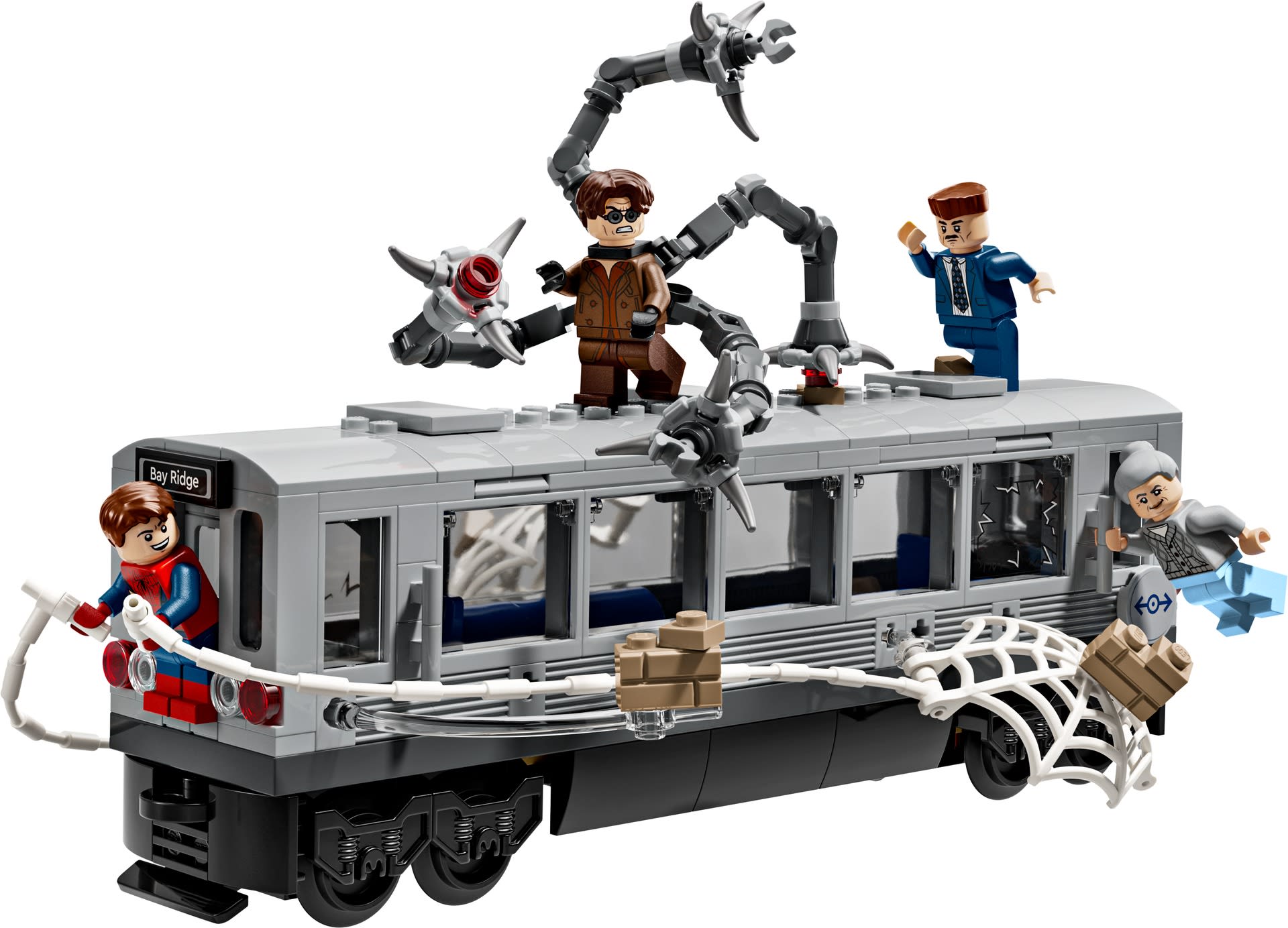 Spider-Man kontra Doc Ock — scena w metrze